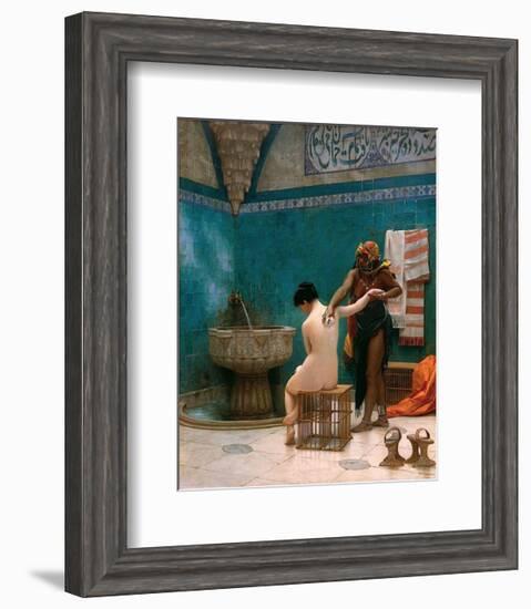 The Bath, ca. c.1880-1885-Jean Leon Gerome-Framed Art Print