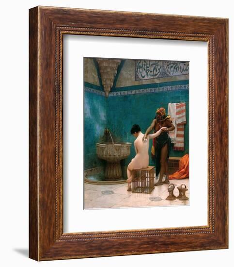 The Bath, ca. c.1880-1885-Jean Leon Gerome-Framed Art Print