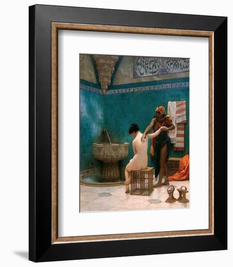 The Bath, ca. c.1880-1885-Jean Leon Gerome-Framed Art Print