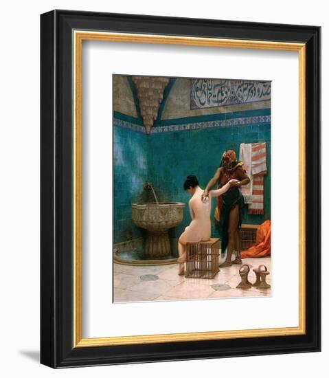 The Bath, ca. c.1880-1885-Jean Leon Gerome-Framed Art Print