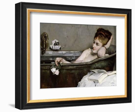 The Bath, circa 1867-Alfred Georges Stevens-Framed Giclee Print