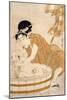 The Bath, Edo Period-Kitagawa Utamaro-Mounted Giclee Print