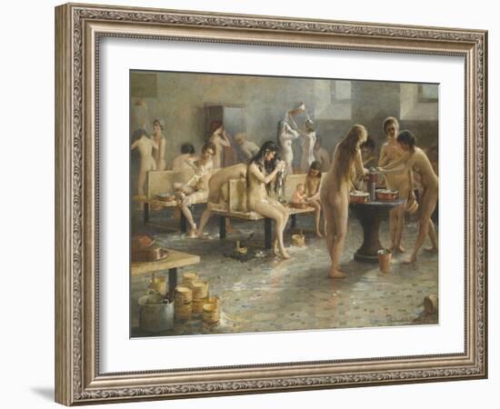 The Bath House-null-Framed Giclee Print