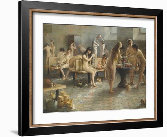 The Bath House-null-Framed Giclee Print