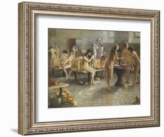 The Bath House-null-Framed Giclee Print