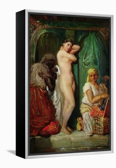 The Bath in the Harem, 1849-Theodore Chasseriau-Framed Premier Image Canvas