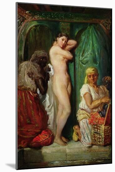 The Bath in the Harem, 1849-Theodore Chasseriau-Mounted Giclee Print