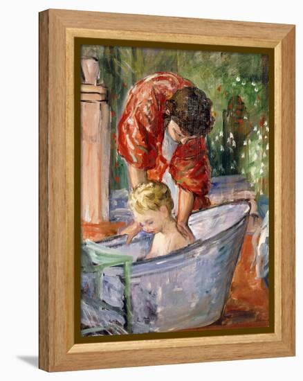The Bath; Le Bain-Henri Lebasque-Framed Premier Image Canvas