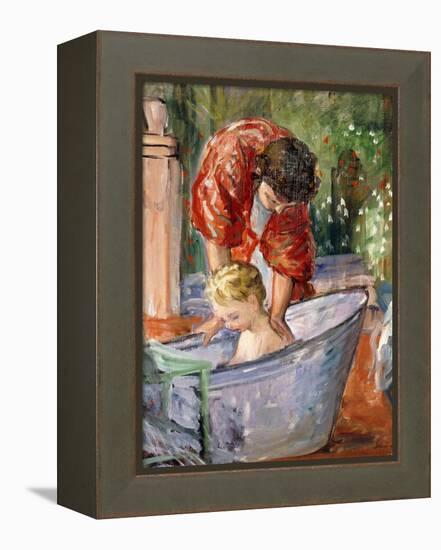 The Bath; Le Bain-Henri Lebasque-Framed Premier Image Canvas