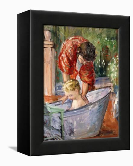 The Bath; Le Bain-Henri Lebasque-Framed Premier Image Canvas