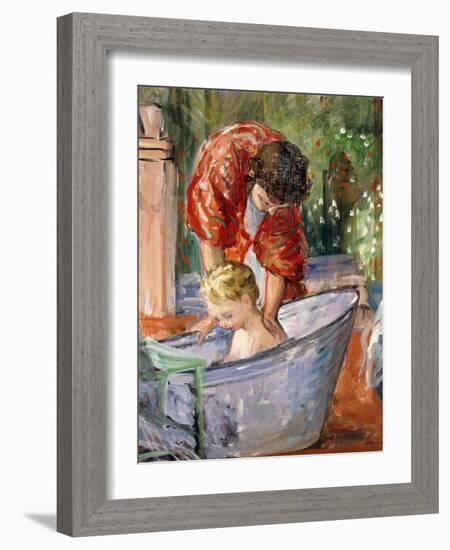 The Bath; Le Bain-Henri Lebasque-Framed Giclee Print