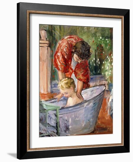 The Bath; Le Bain-Henri Lebasque-Framed Giclee Print