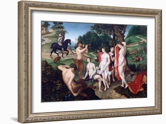 The Bath of Diane, C1510-Francois Clouet-Framed Giclee Print