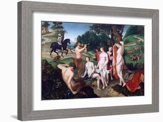 The Bath of Diane, C1510-Francois Clouet-Framed Giclee Print