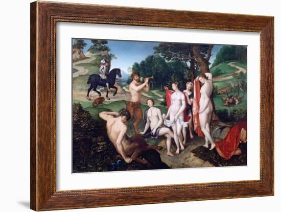 The Bath of Diane, C1510-Francois Clouet-Framed Giclee Print