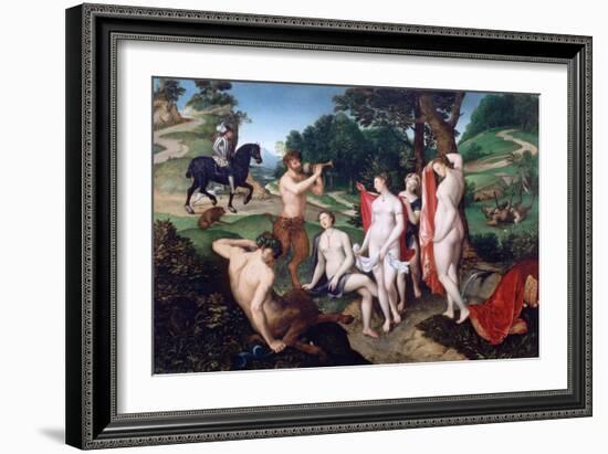 The Bath of Diane, C1510-Francois Clouet-Framed Premium Giclee Print