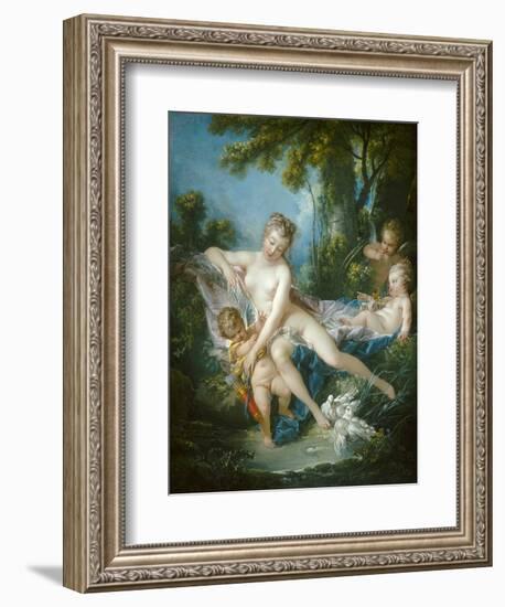 The Bath of Venus, by Francois Boucher, 1751, French painting,-Francois Boucher-Framed Art Print