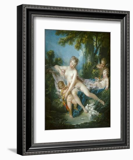 The Bath of Venus, by Francois Boucher, 1751, French painting,-Francois Boucher-Framed Art Print