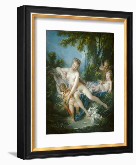 The Bath of Venus, by Francois Boucher, 1751, French painting,-Francois Boucher-Framed Art Print