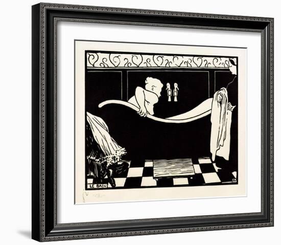 The Bath-Félix Vallotton-Framed Giclee Print