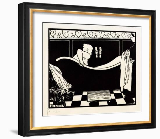 The Bath-Félix Vallotton-Framed Giclee Print