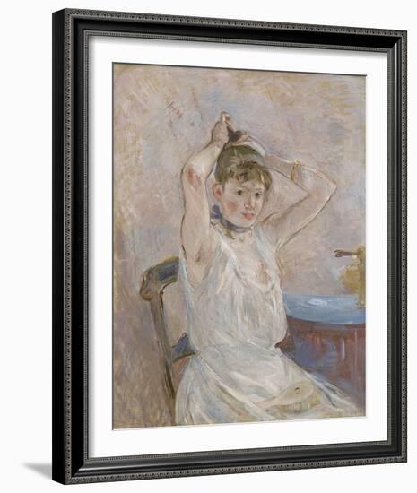 The Bath-Berthe Morisot-Framed Giclee Print