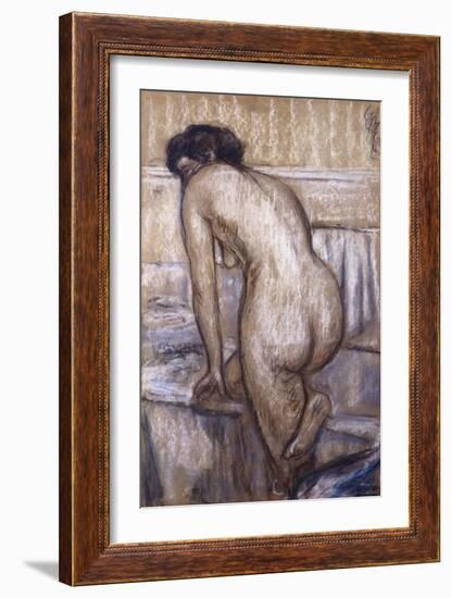 The Bath-Edgar Degas-Framed Giclee Print