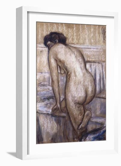 The Bath-Edgar Degas-Framed Giclee Print