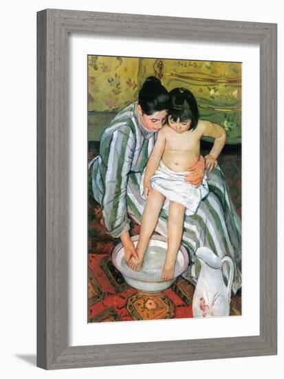 The Bath-Mary Cassatt-Framed Art Print