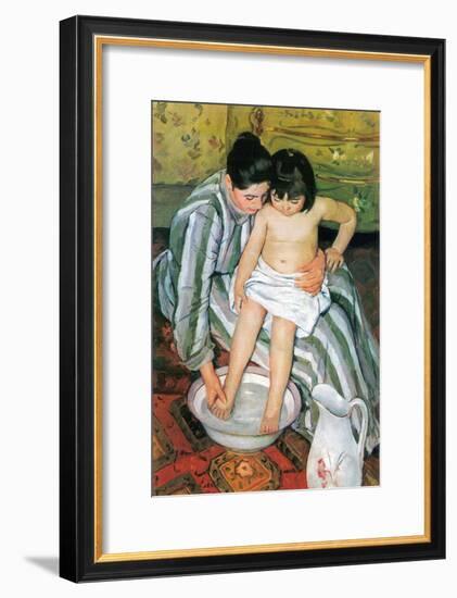 The Bath-Mary Cassatt-Framed Art Print