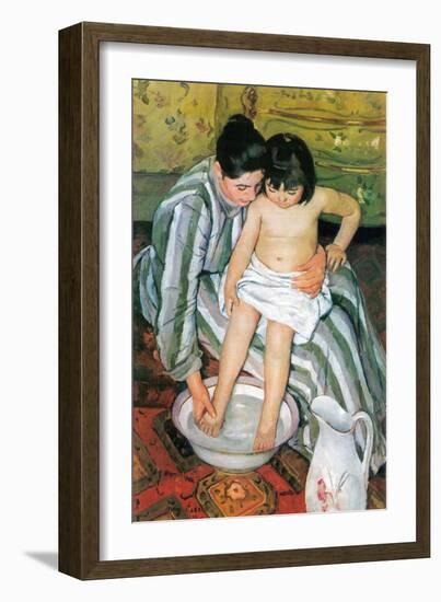 The Bath-Mary Cassatt-Framed Art Print