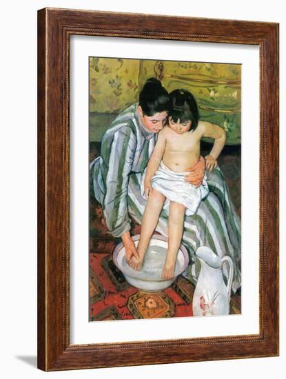 The Bath-Mary Cassatt-Framed Art Print