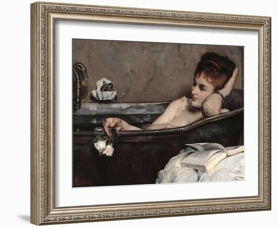 The Bath-Alfred Emile Léopold Stevens-Framed Giclee Print