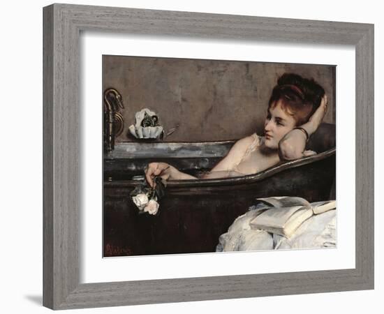 The Bath-Alfred Emile Léopold Stevens-Framed Giclee Print