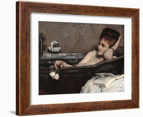 The Bath-Alfred Emile Léopold Stevens-Framed Giclee Print