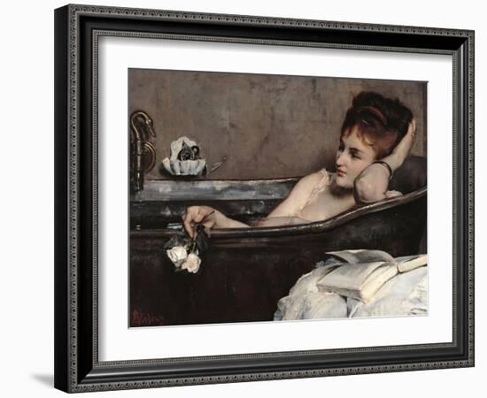 The Bath-Alfred Emile Léopold Stevens-Framed Giclee Print