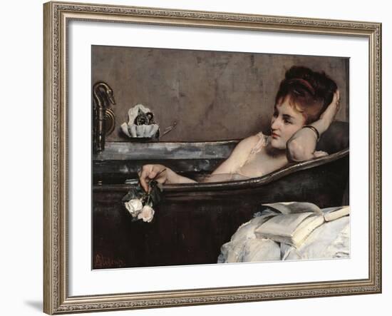 The Bath-Alfred Emile Léopold Stevens-Framed Giclee Print