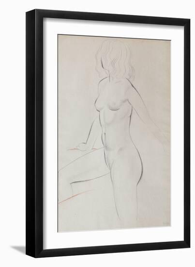 The Bath-Eric Gill-Framed Giclee Print