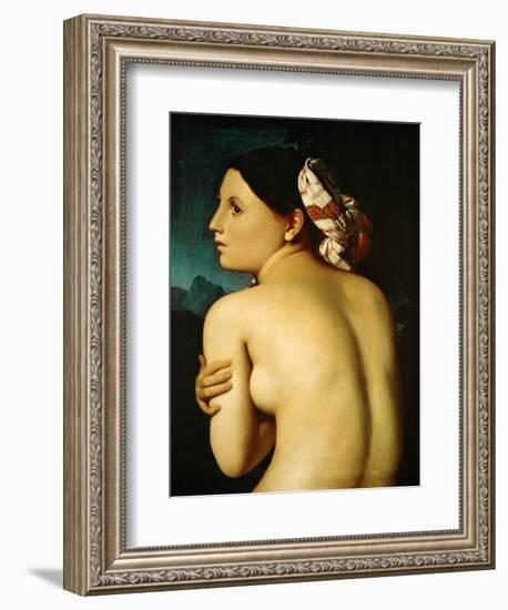 The Bather, 1807-Jean-Auguste-Dominique Ingres-Framed Giclee Print