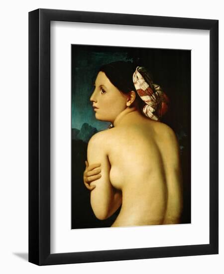 The Bather, 1807-Jean-Auguste-Dominique Ingres-Framed Giclee Print