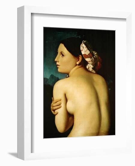 The Bather, 1807-Jean-Auguste-Dominique Ingres-Framed Giclee Print