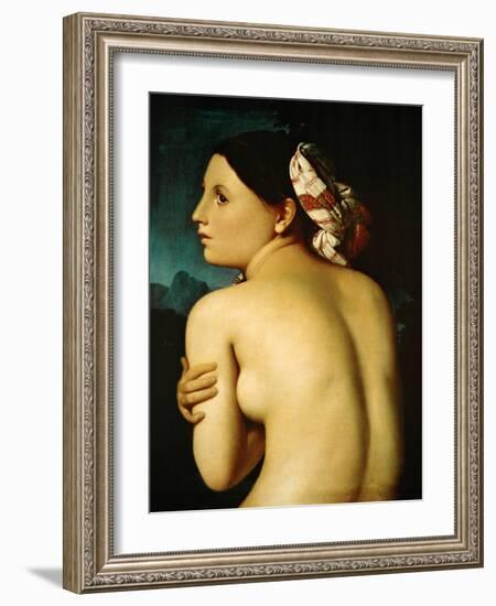 The Bather, 1807-Jean-Auguste-Dominique Ingres-Framed Giclee Print