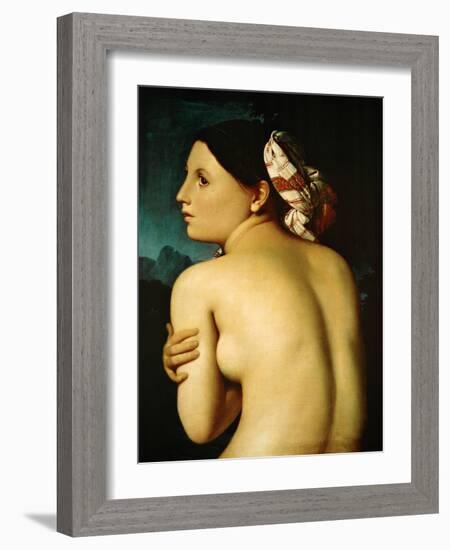 The Bather, 1807-Jean-Auguste-Dominique Ingres-Framed Giclee Print