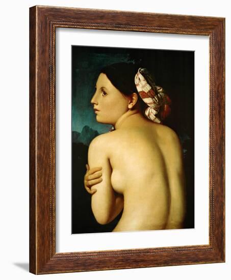 The Bather, 1807-Jean-Auguste-Dominique Ingres-Framed Giclee Print