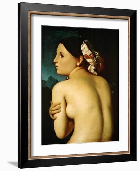 The Bather, 1807-Jean-Auguste-Dominique Ingres-Framed Giclee Print