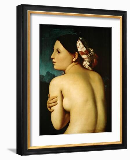 The Bather, 1807-Jean-Auguste-Dominique Ingres-Framed Giclee Print