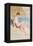 The Bather, 1910 (Pencil & W/C on Paper)-Henry Scott Tuke-Framed Premier Image Canvas