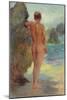 The Bather, 1912 (Oil on Canvas)-Henry Scott Tuke-Mounted Giclee Print