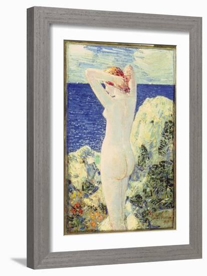 The Bather, 1915-Childe Hassam-Framed Giclee Print