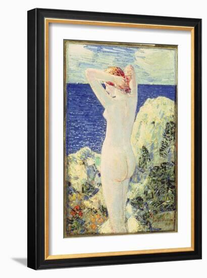 The Bather, 1915-Childe Hassam-Framed Giclee Print